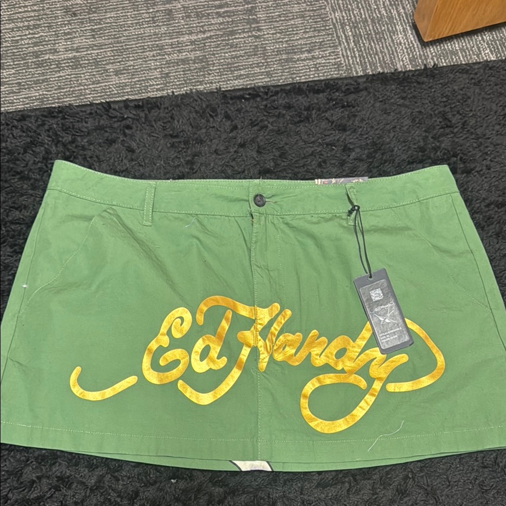 Ed Hardy mini skirt